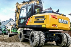 Kolesové rypadlo SANY SY155W