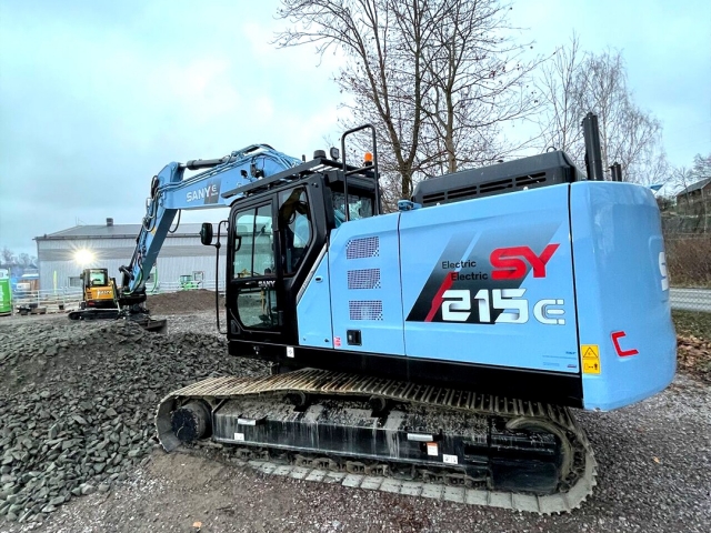 Elektrický pásový bager SANY SY215E