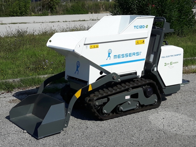 Mini dumper Messersi TC120-e rada EVOLUTION LINE